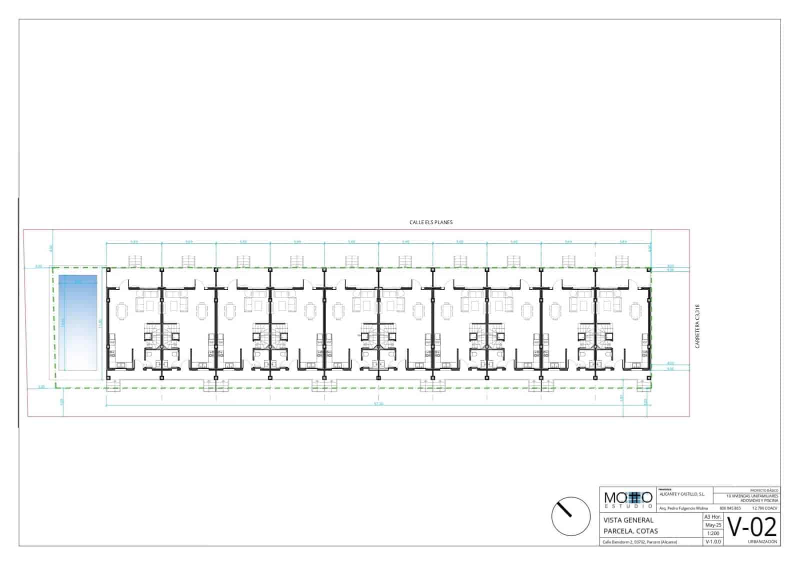 3 soveværelse Rækkehus til salg i Parcent med swimmingpool garage - € 225.000 (Ref: 9134297)