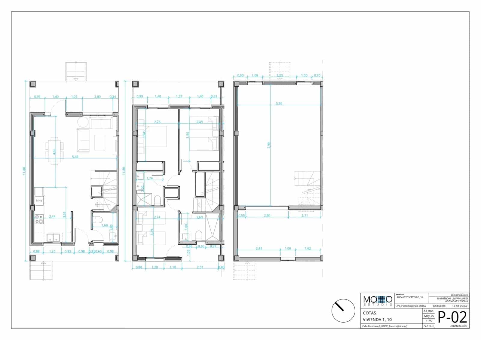 3 soveværelse Rækkehus til salg i Parcent med swimmingpool garage - € 225.000 (Ref: 9134297)