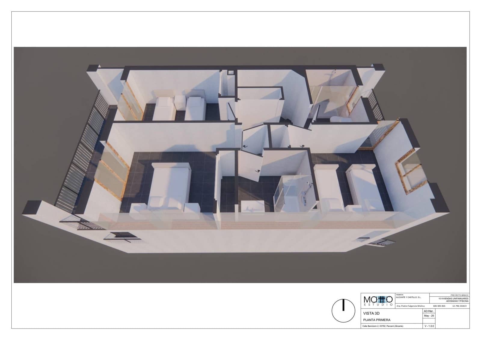 3 soveværelse Rækkehus til salg i Parcent med swimmingpool garage - € 225.000 (Ref: 9134298)