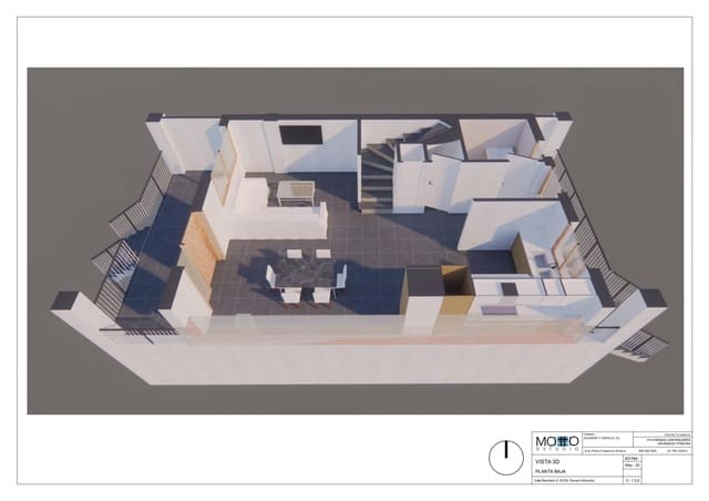 3 slaapkamer Rijtjeshuis te koop in Parcent met zwembad garage - € 225.000 (Ref: 9134298)