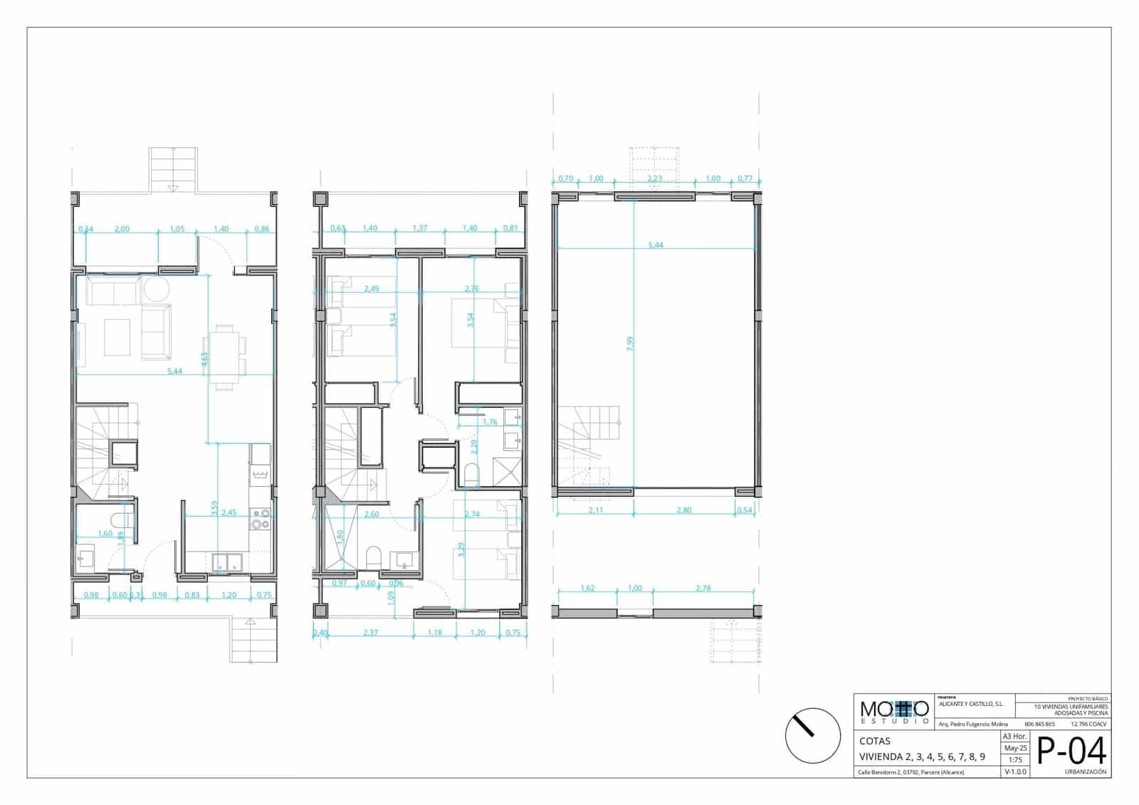 3 Zimmer Reihenhaus zu verkaufen in Parcent mit Pool Garage - 225.000 € (Ref: 9134298)