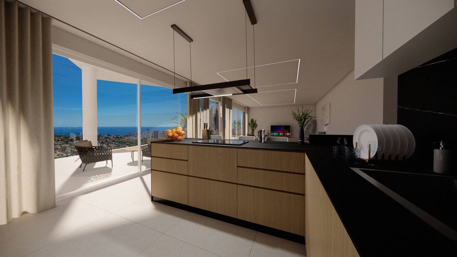 4 quarto Moradia para venda em Calpe / Calp com piscina garagem - 2 490 000 € (Ref: 9387850)