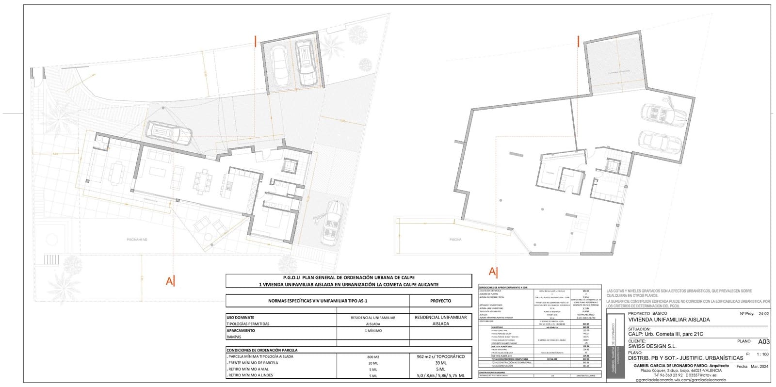 4 quarto Moradia para venda em Calpe / Calp com piscina garagem - 2 490 000 € (Ref: 9387850)