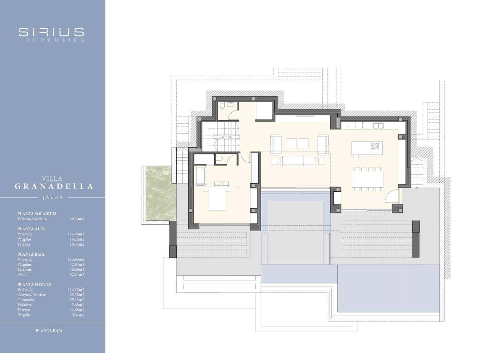 4 soverom Villa til salgs i Javea / Xabia med svømmebasseng garasje - € 4 500 000 (Ref: 9839206)