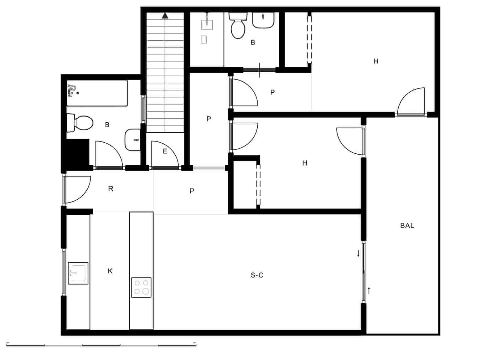 2 soveværelse Penthouse til salg i Denia med swimmingpool - € 445.000 (Ref: 9873442)