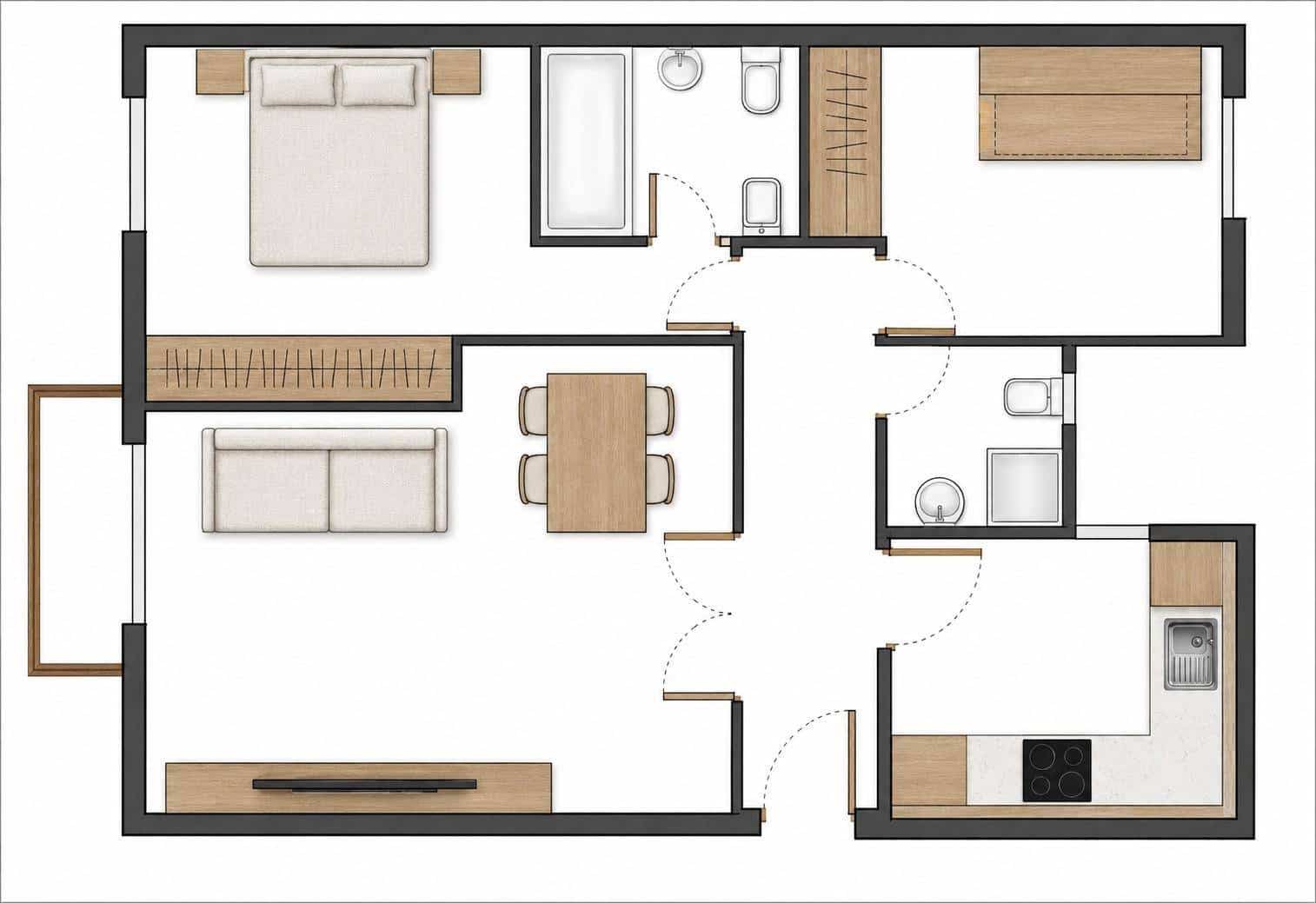 2 slaapkamer Appartement te koop in Javea / Xabia met garage - € 239.000 (Ref: 9970573)
