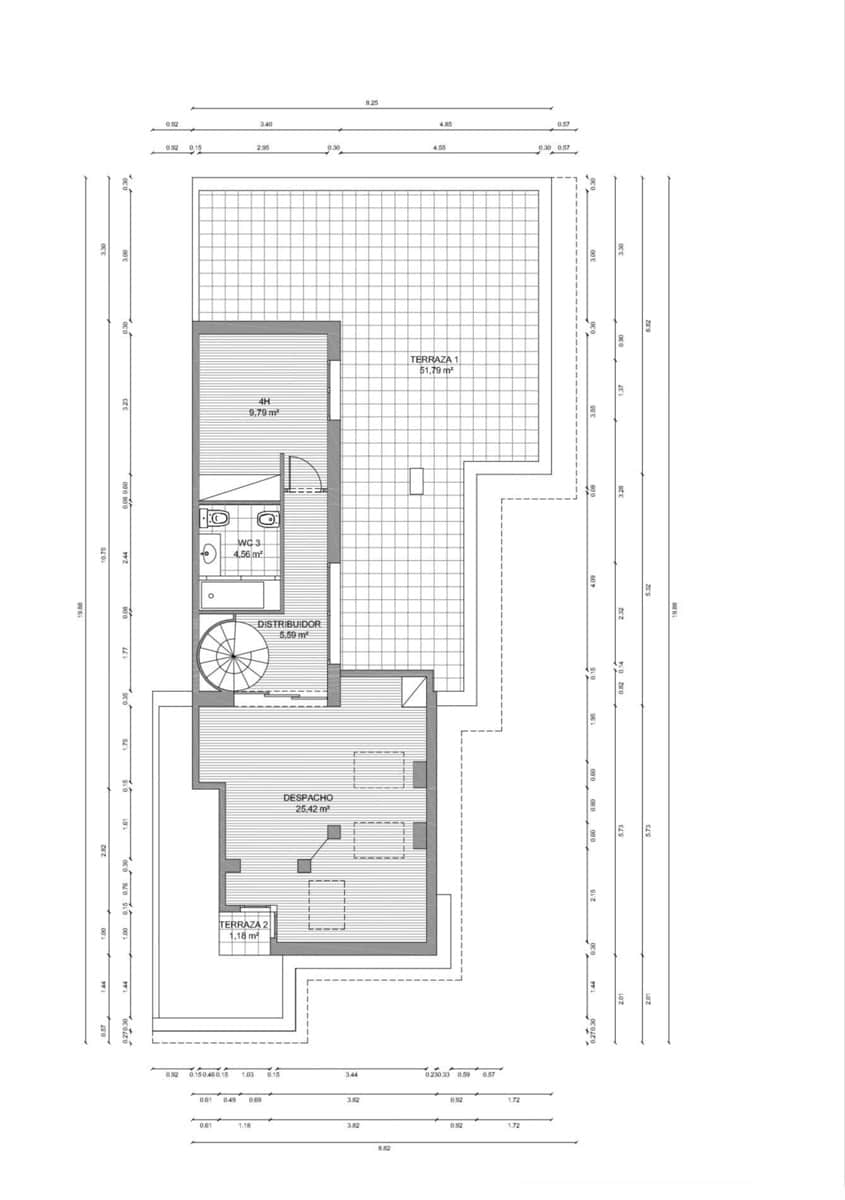 4 soveværelse Penthouse til salg i Barcelona by med garage - € 1.525.000 (Ref: 10094158)