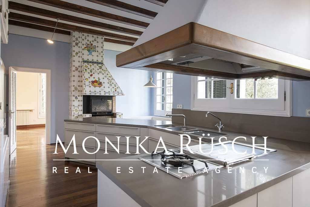 6 bedroom Villa for rent in Sant Cugat del Valles with pool garage - € 7,650 (Ref: 7887225)