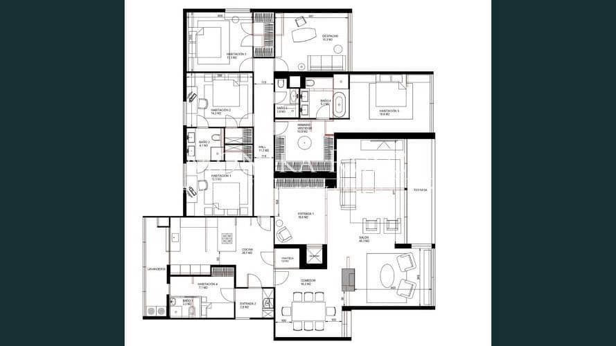 6 soverom Leilighet til salgs i Barcelona by med garasje - € 2 800 000 (Ref: 8679435)