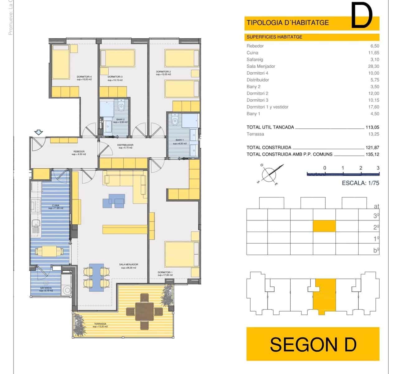 4 soverom Leilighet til salgs i Vilanova i la Geltru med svømmebasseng garasje - € 439 000 (Ref: 8914734)