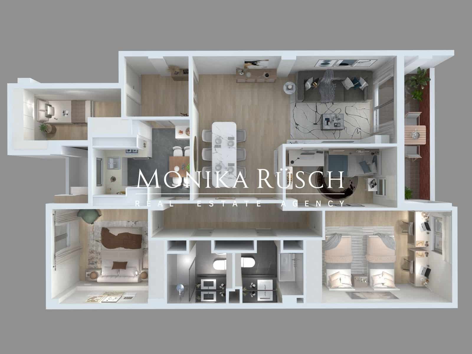 4 sypialnia Mieszkanie na sprzedaż w Miasto Barcelona z garażem - 895 000 € (Ref: 9433031)