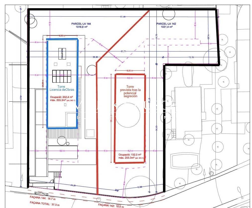 Undeveloped Land for sale in Sant Cugat del Valles - € 1,575,000 (Ref: 9618909)