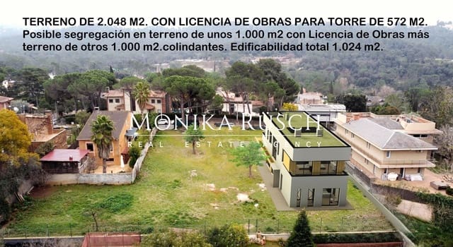 Grond te koop in Sant Cugat del Vallès - € 1.575.000 (Ref: 9618909)