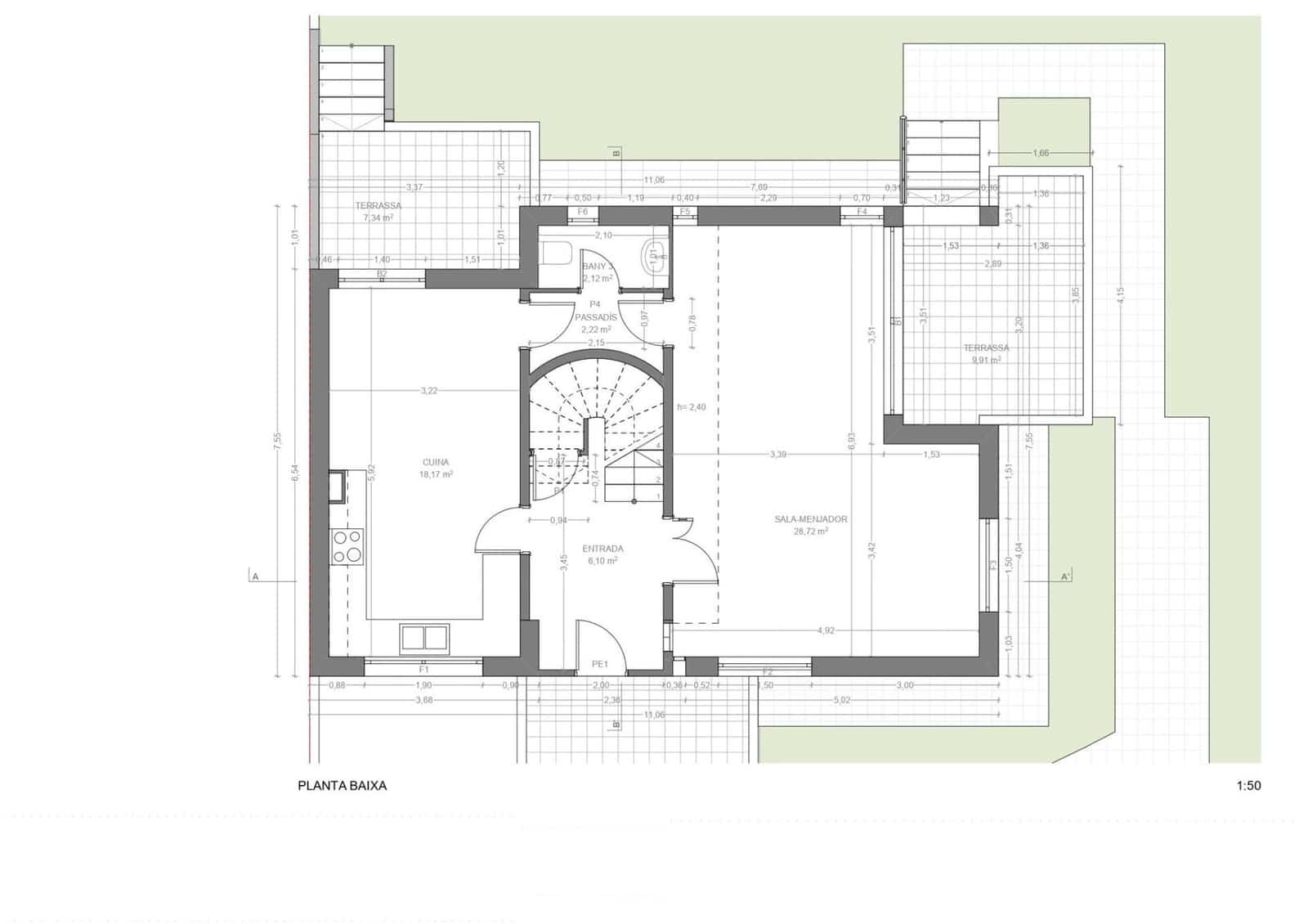 5 quarto Moradia para venda em Gava com piscina garagem - 1 390 000 € (Ref: 9694670)