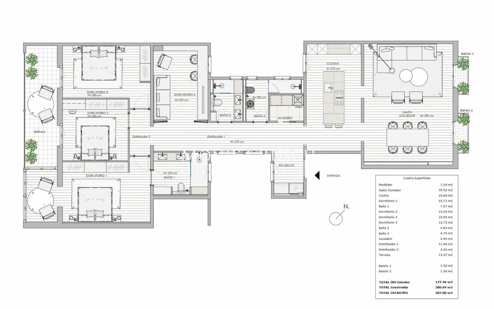 4 bedroom Flat for sale in Barcelona city - € 1,790,000 (Ref: 9714475)