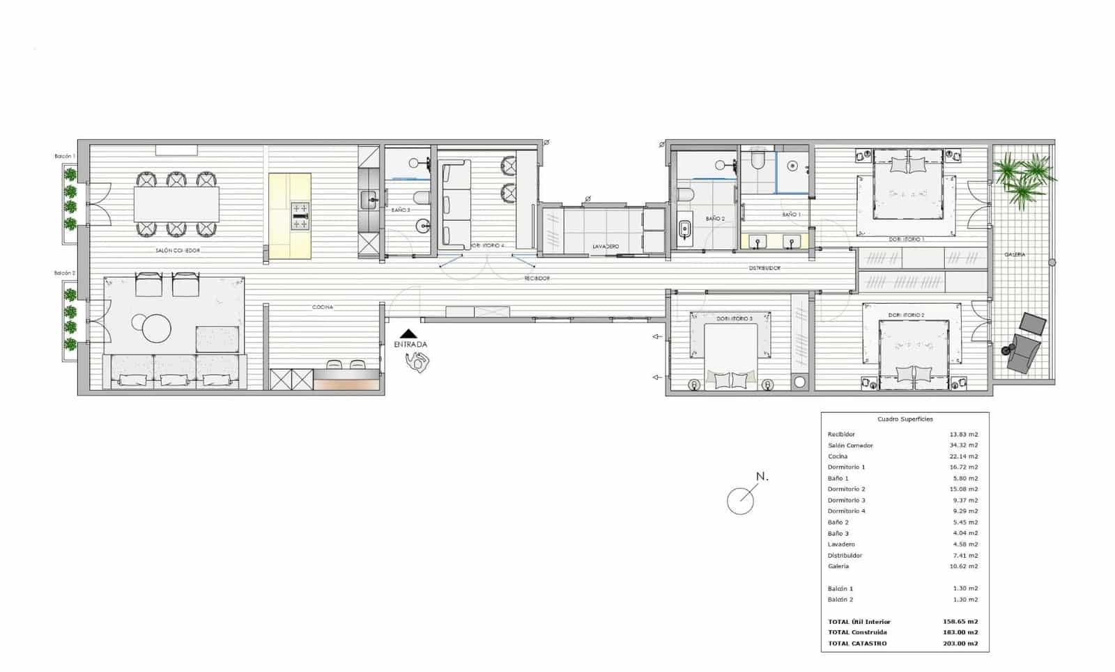 4 bedroom Flat for sale in Barcelona city - € 1,720,000 (Ref: 9726313)