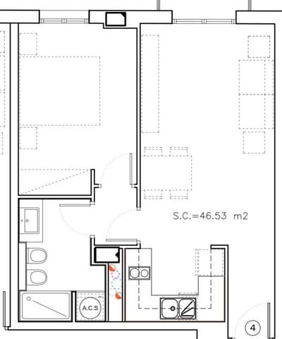 1 bedroom Flat for sale in Barcelona city with pool - € 425,000 (Ref: 9761660)