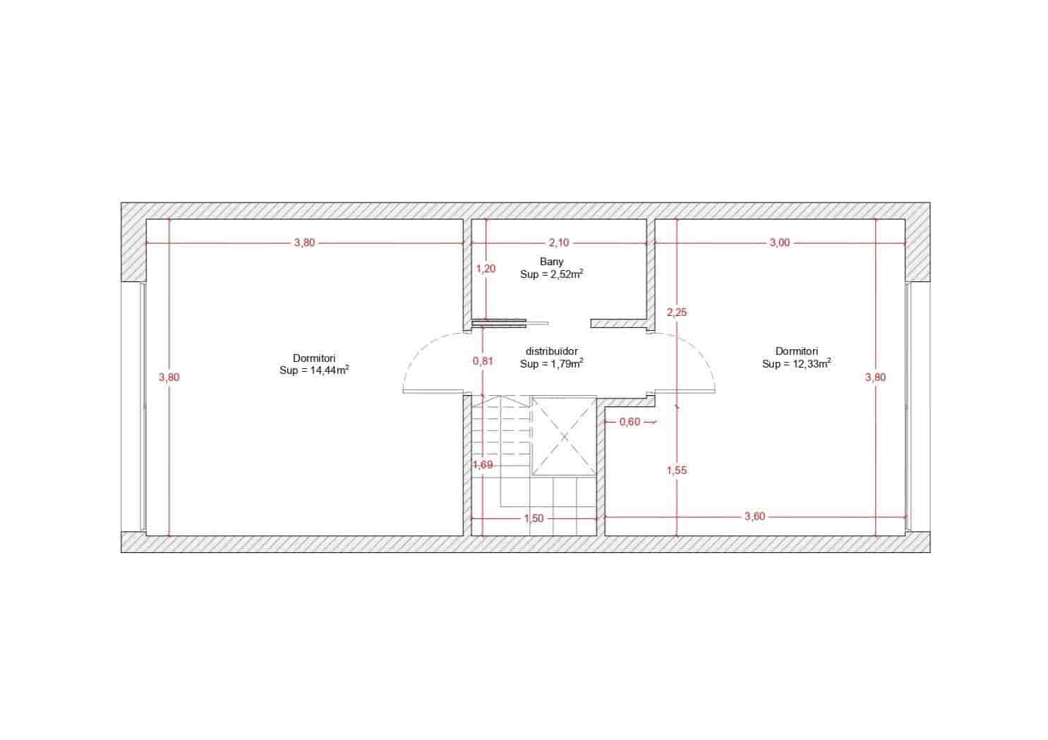 2 makuuhuone Omakotitalo vuokrattavana paikassa Barcelona kaupunki mukana 
autotalli - 1 452 € (Ref: 9777639)
