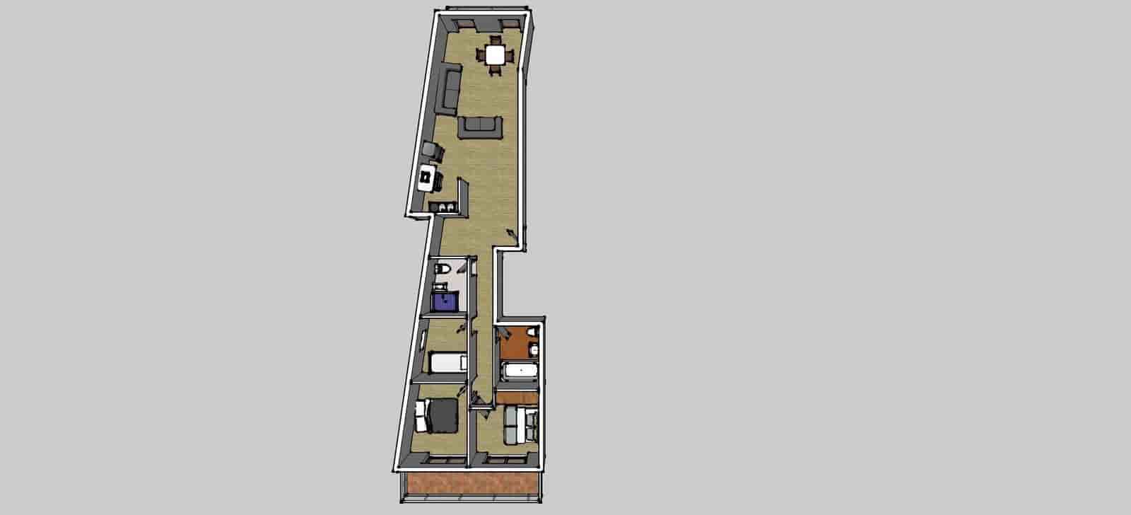 3 slaapkamer Flat te koop in Barcelona stad - € 650.000 (Ref: 9864009)