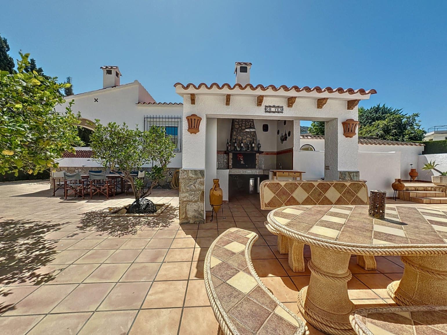 3 slaapkamer Villa te huur in Albir met zwembad garage - € 2.950 (Ref: 10095646)