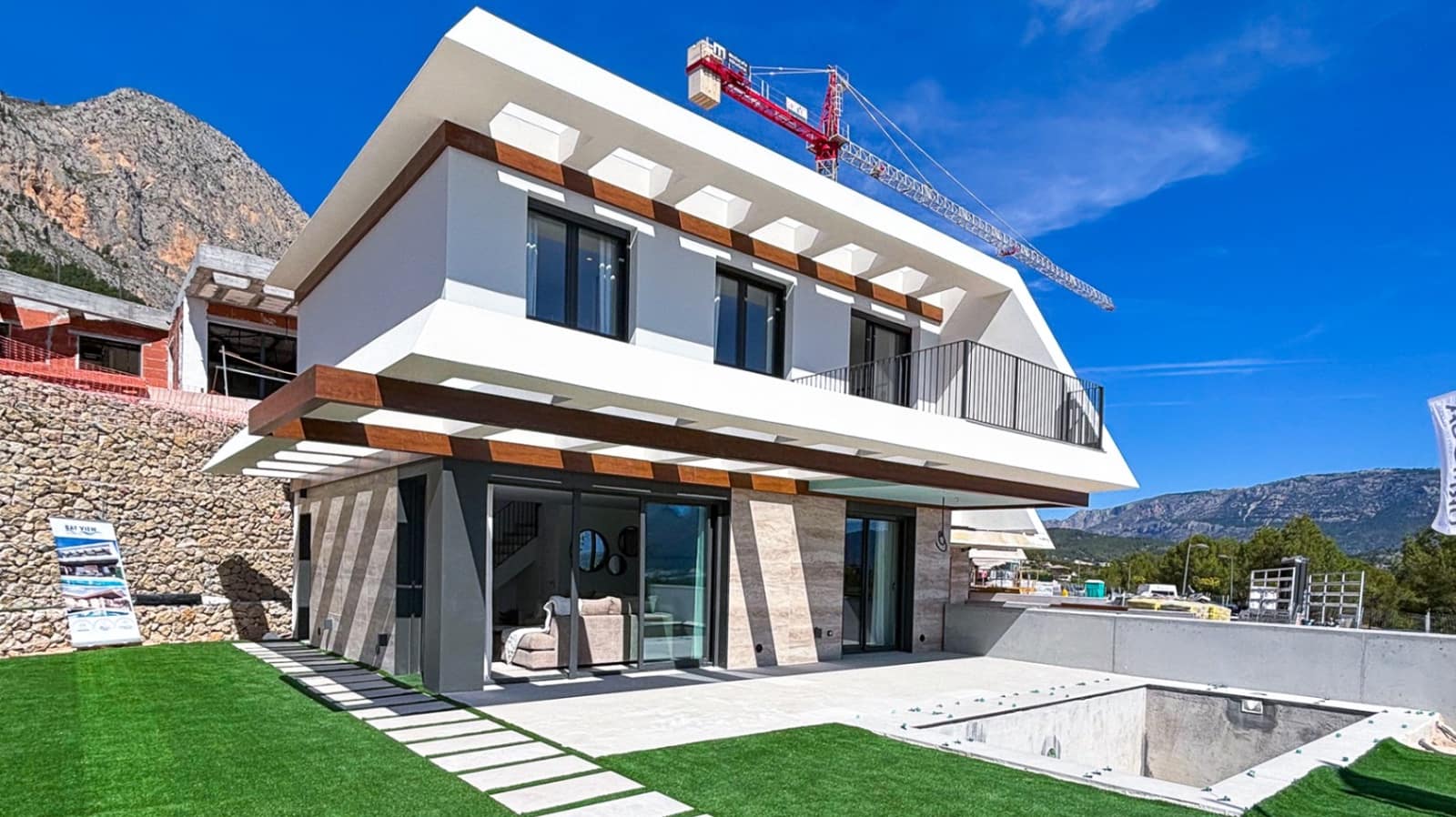 3 sypialnia Willa na sprzedaż w Polop z basenem garażem - 615 700 € (Ref: 10171592)
