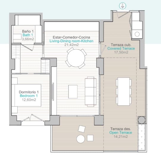 1 camera da letto Appartamento in vendita in Calpe / Calp con piscina garage - 517.000 € (Rif: 7135482)