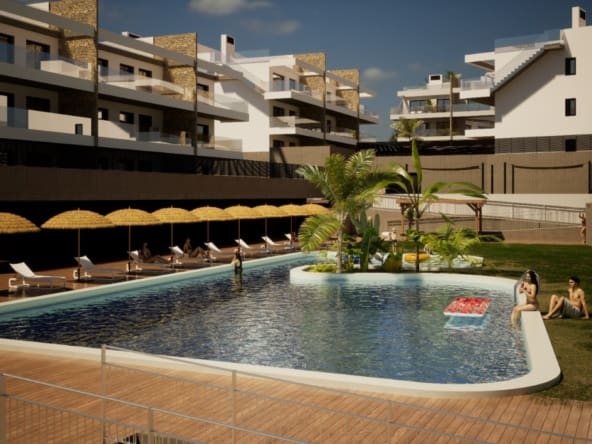 2 bedroom Apartment for sale in Finestrat with pool garage - € 345,000 (Ref: 7858086)