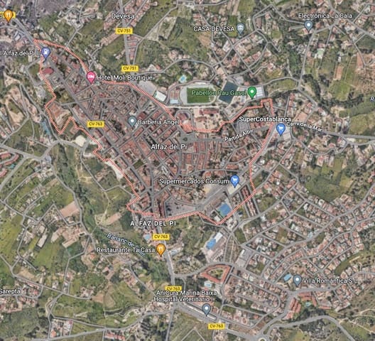 Building Plot for sale in Pueblo - Urbanizaciones, Alfaz del Pi / L'Alfàs del Pi - € 1,550,000 (Ref: 9131156)