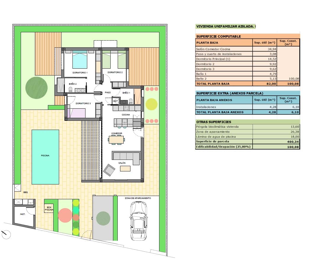 3 soveværelse Villa til salg i Polop med swimmingpool garage - € 525.000 (Ref: 9148082)