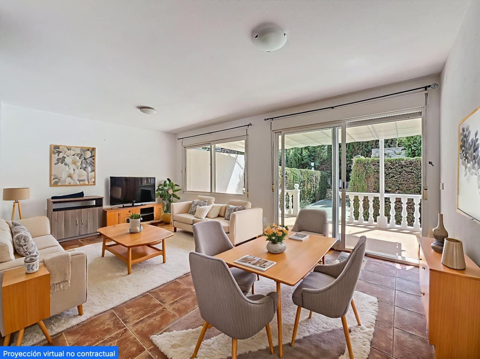 3 soveværelse Bungalow til leje i Albir med swimmingpool garage - € 1.600 (Ref: 9200889)