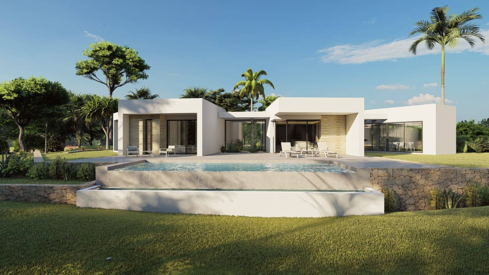 3 soverom Villa til salgs i Callosa d'En Sarria med svømmebasseng garasje - € 495 000 (Ref: 9221360)