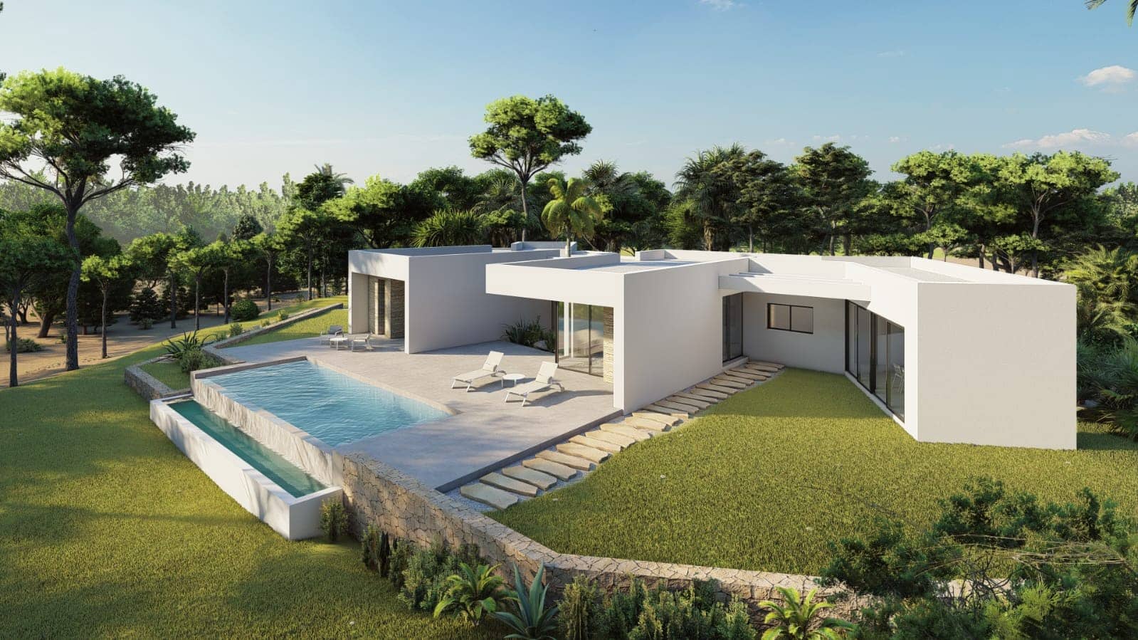 3 soverom Villa til salgs i Callosa d'En Sarria med svømmebasseng garasje - € 495 000 (Ref: 9221360)