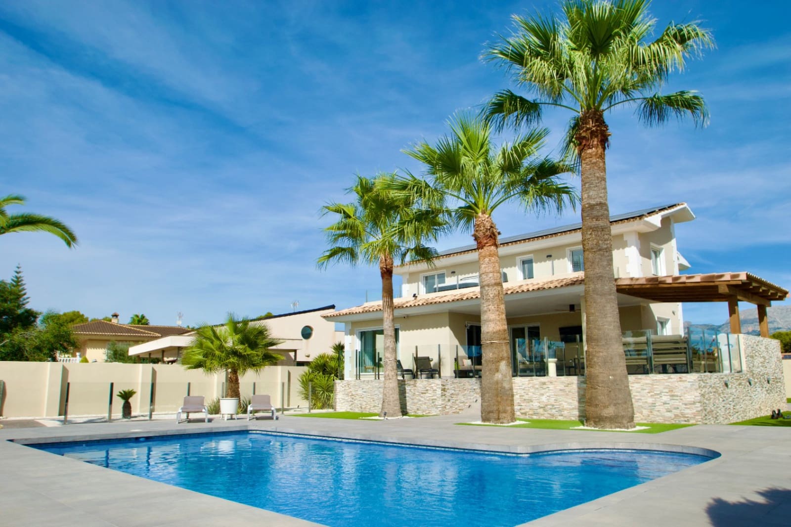 4 chambre Villa/Maison à vendre à Alfaz del Pi / L'Alfas del Pi avec piscine garage - 1 195 000 € (Ref: 9340079)