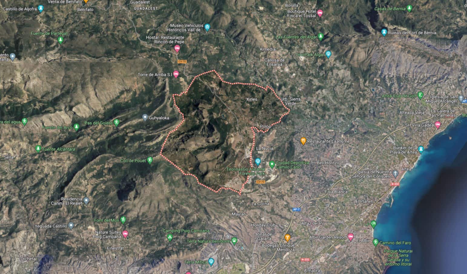 Tomt till salu i Polop - 200 000 € (Ref: 9371164)