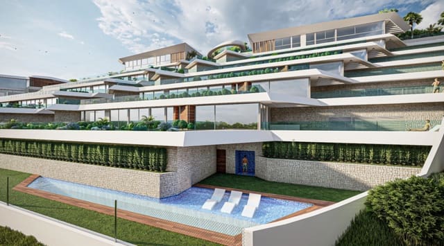 4 chambre Appartement à vendre à Pueblo, Calpe / Calp avec piscine garage - 2 150 000 € (Ref: 9459457)