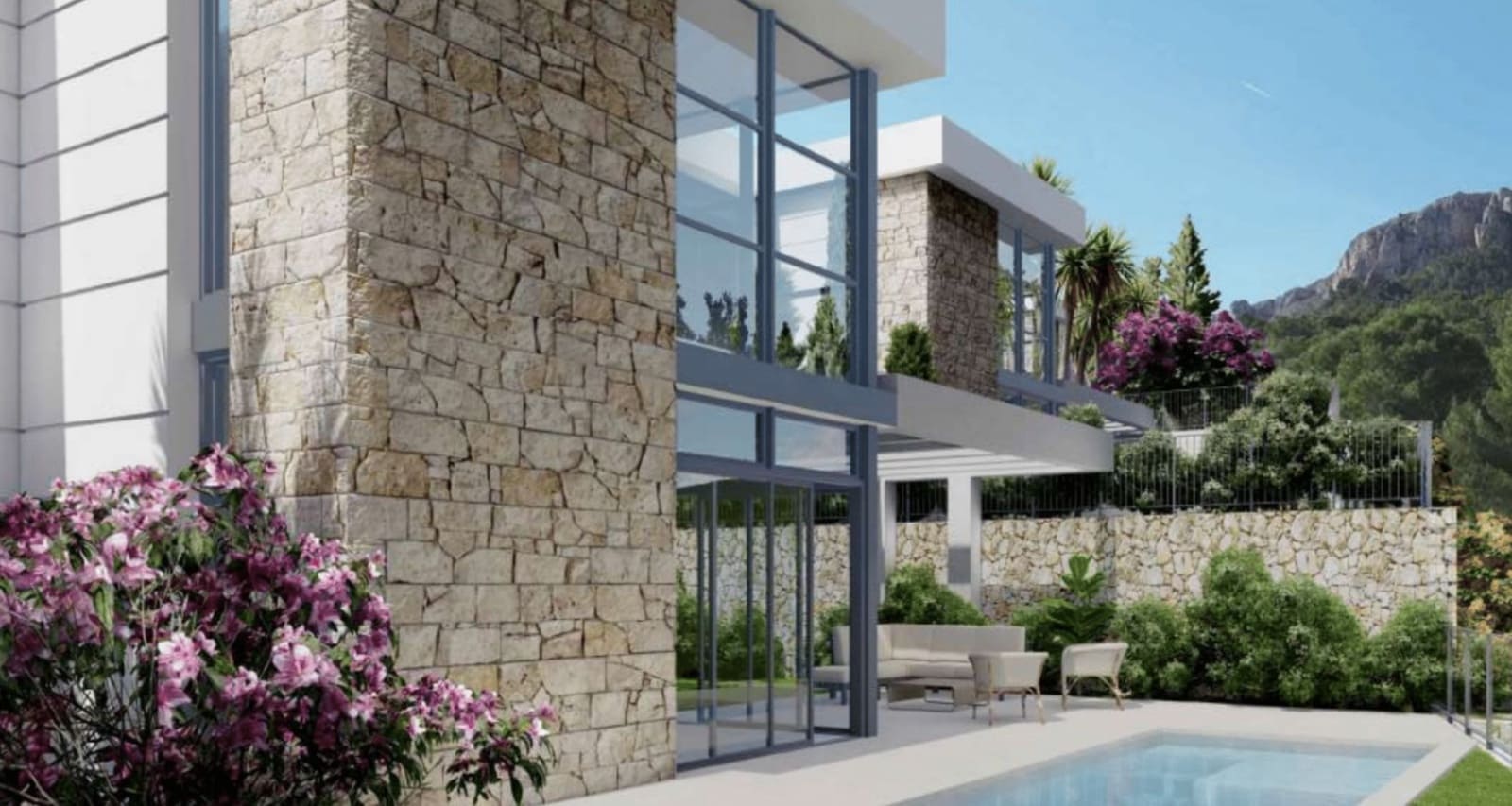 3 bedroom Villa for sale in Polop with pool garage - € 503,000 (Ref: 9733874)