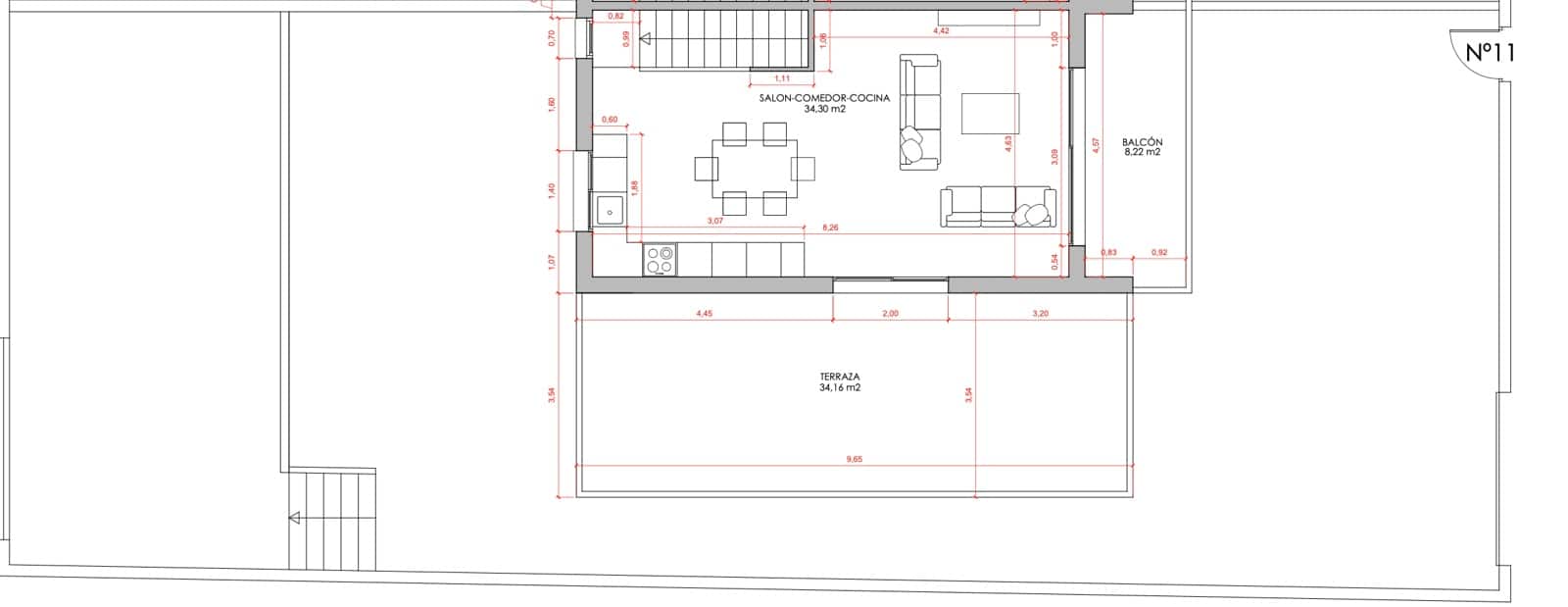 2 bedroom Semi-detached Villa for rent in Albir with garage - € 2,950 (Ref: 9844373)