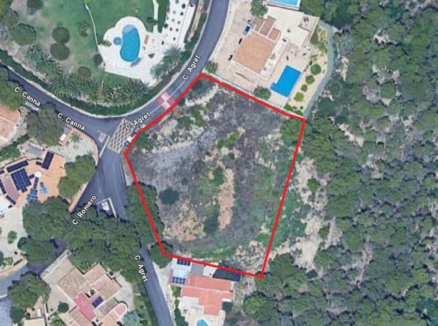 Undeveloped Land for sale in Altea - € 1,050,000 (Ref: 9031279)