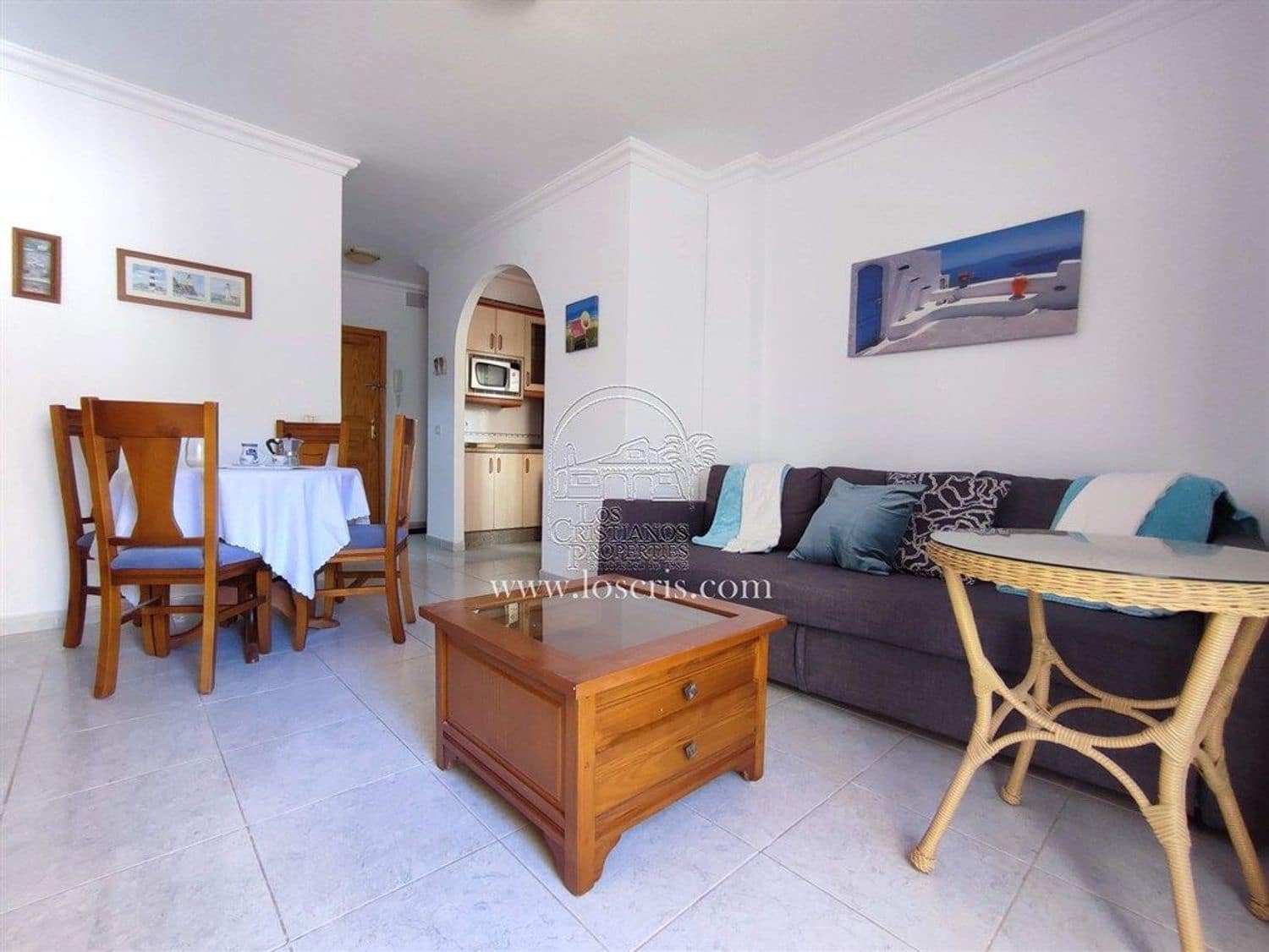 Apartamento de 1 habitación en Los Cristianos en venta con piscina garaje - 295.000 € (Ref: 9371180)