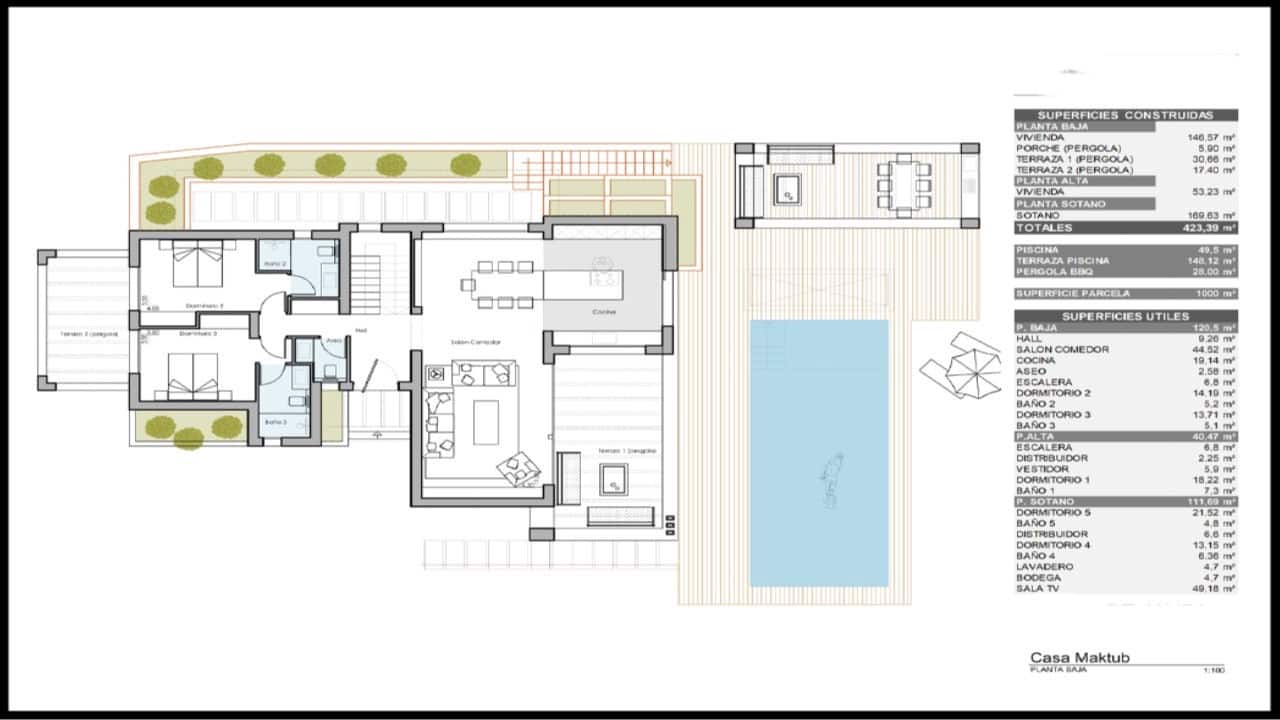 Chalet de 5 habitaciones en Javea / Xàbia en venta con piscina garaje - 2.200.000 € (Ref: 8713454)