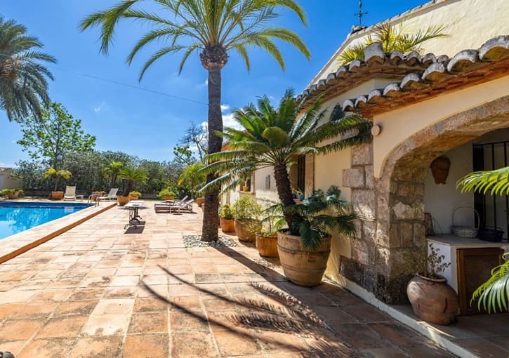 4 sovrum Finca/Hus på landet till salu i Javea / Xabia med pool garage - 1 995 000 € (Ref: 9440280)