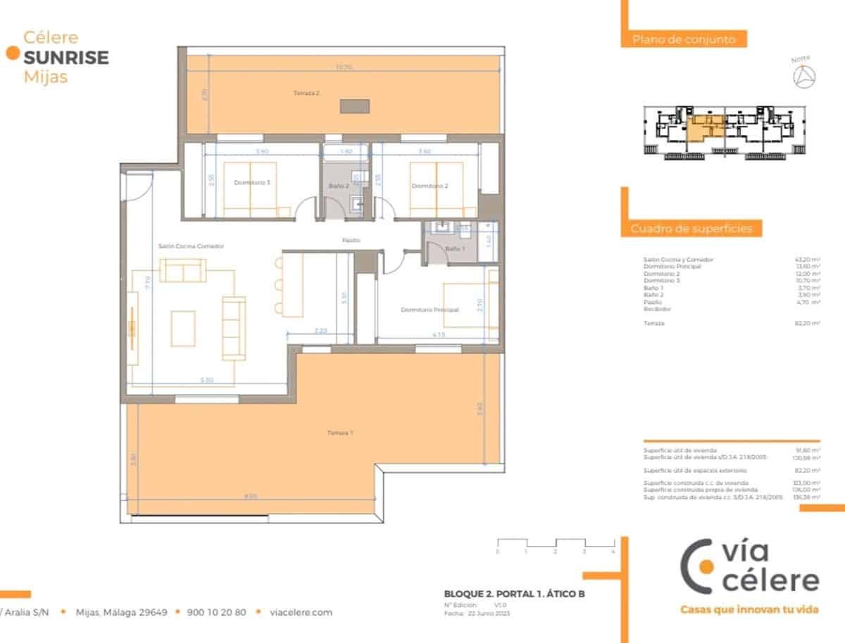 2 sovrum Lägenhet till salu i El Faro med pool garage - 412 100 € (Ref: 7723787)
