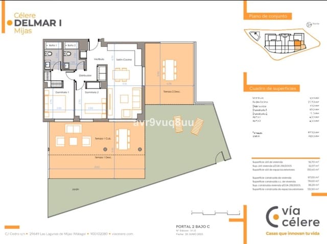 2 soverom Leilighet til salgs i El Faro, Mijas med svømmebasseng garasje - € 357 700 (Ref: 7732302)