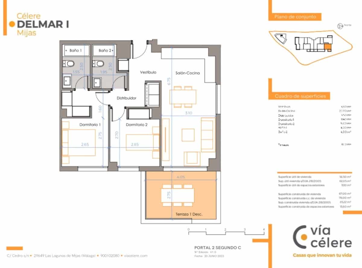 2 chambre Appartement à vendre à El Faro avec piscine garage - 357 700 € (Ref: 7732302)