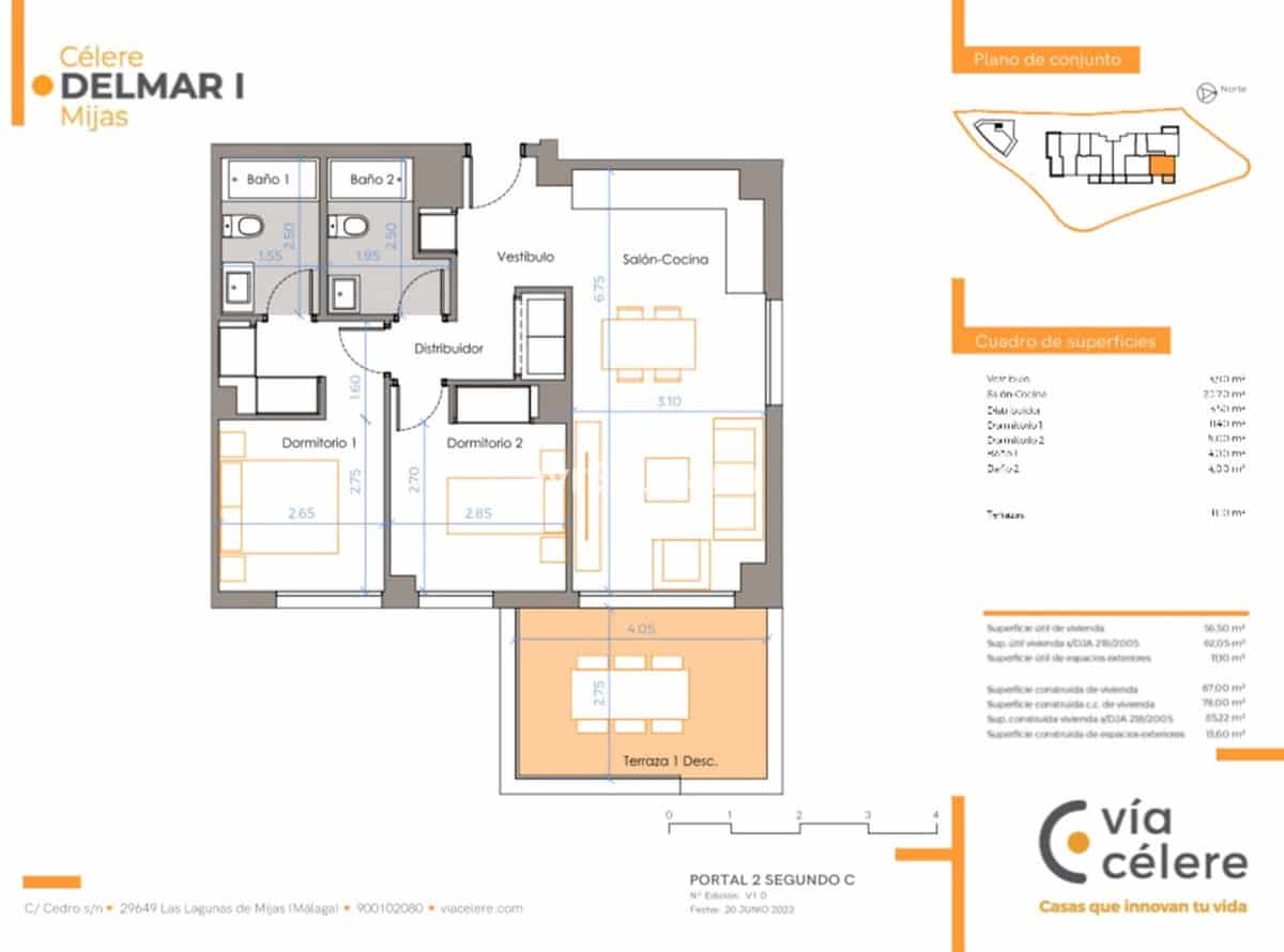 Apartamento de 2 habitaciones en El Faro en venta con piscina garaje - 390.000 € (Ref: 7732302)