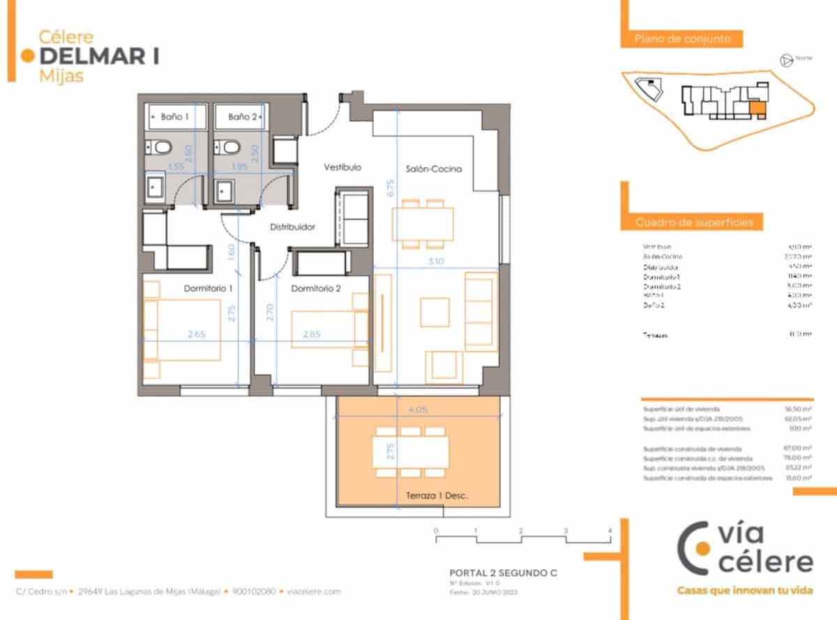 Apartamento de 2 habitaciones en El Faro en venta con piscina garaje - 390.000 € (Ref: 7732302)