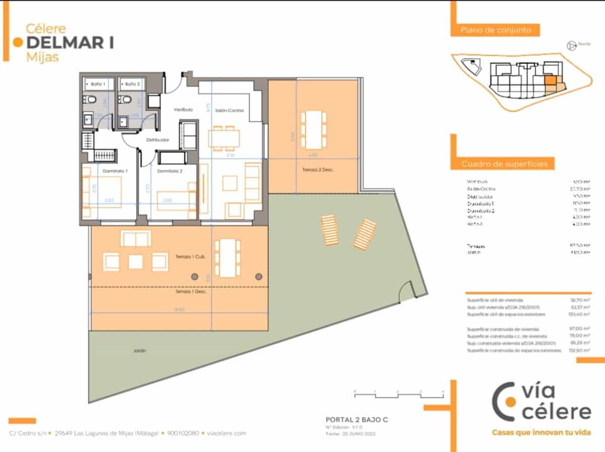 Apartamento de 2 habitaciones en El Faro en venta con piscina garaje - 390.000 € (Ref: 7732302)