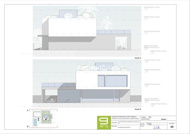 3 sypialnia Willa na sprzedaż w Elviria, Marbella z basenem garażem - 2 200 000 € (Ref: 8228566)