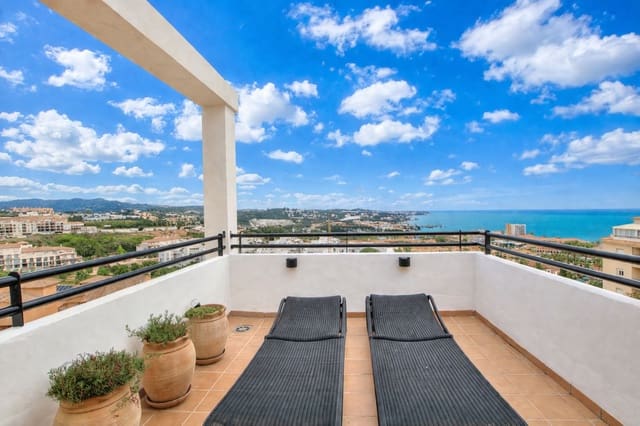 2 soveværelse Penthouse til salg i La Cala de Mijas, Mijas med swimmingpool garage - € 649.950 (Ref: 9798198)