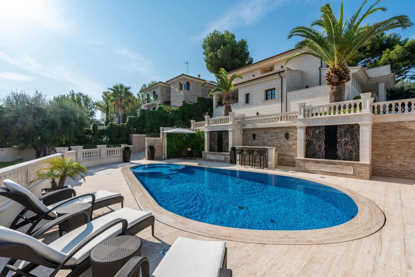 6 chambre Villa/Maison à vendre à Peguera / Paguera avec piscine - 4 700 000 € (Ref: 7786490)